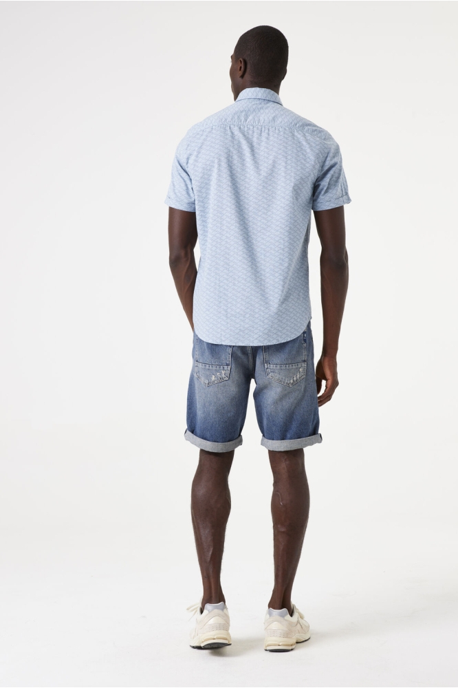 OVERHEMD E51290 1863 DUSTY BLUE